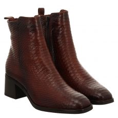  Schuhengel kurzer Glattleder-Stiefel in braun für Damen