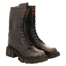  As 98 (airstep), Hell, kurzer Glattleder-Stiefel in schwarz für Damen
