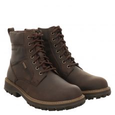  Pius Gabor Fettleder-Winterboots in braun für Herren