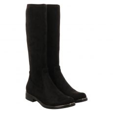  Caprice, Weite G/stretch-schaft, hoher Textil-Stiefel in schwarz für Damen