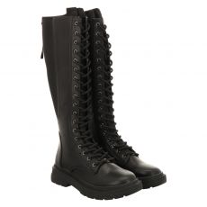  La Strada kurzer Kunstleder-Stiefel in schwarz für Damen