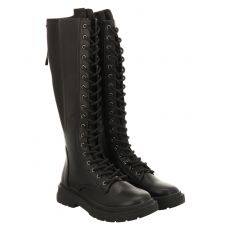  La Strada Kunstleder-Schnürstiefel in schwarz für Damen