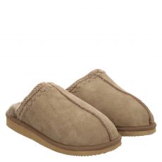  Shepherd, Celine, Veloursleder-Hausschuh in beige für Damen