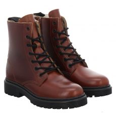  Schuhengel, Areias, Glattleder-Schnürstiefel in cognac für Damen