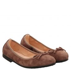  Unisa, Rot, Veloursleder-Ballerina in rosé für Mädchen