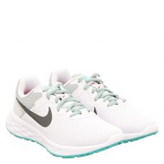  Nike, W Revolution 6 Nn, Textil-Sportschuh in weiß für Kinder