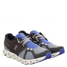  On, Cloud 5 Push, sportiver Textil-Slipper in blau für Herren
