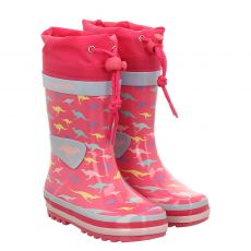  Kangaroos, K.summerrain, Gummi (synth.)-Regenstiefel in pink für Kinder