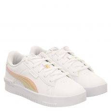  Puma, Jada Holo, Kunstleder-Sneaker in weiß für Kinder