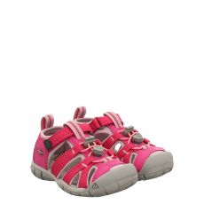  Keen, Seacamp Ii Cnx, Kunstleder-Sandale in pink für Mädchen