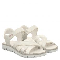  Primigi Kunstleder-Sandale in weiß für Mädchen
