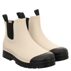  Lieblingspaar, Weiß, Gummi (synth.)-Regenstiefel in beige für Damen