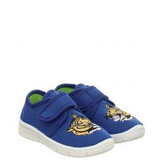  Dreamer Textil-Hausschuh in blau für Kinder