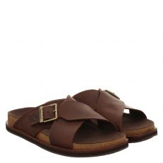  Timberland, Amalfi Vibes, Fettleder-Pantolette in braun für Herren