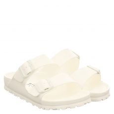  Birkenstock, Arizona Eva Schmal, Slides & Zehentrenner in weiß für Damen