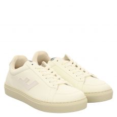  Flamingos Life Kunstleder-Sneaker in weiß für Damen