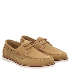  Marc O Polo, Nadal 2c, Nubukleder-Halbschuh in beige für Herren