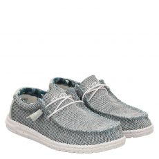  Dude, 40019-1hn, Textil-Slipper in grau für Herren