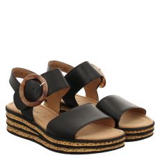  Gabor Glattleder-Sandalette in schwarz für Damen