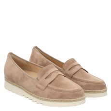  Hassia, Pisa G, klassischer Veloursleder-Slipper in rosé für Damen
