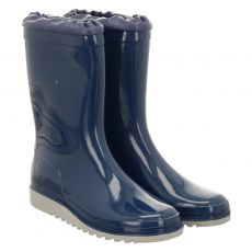  Beck, Basic, Regenstiefel in blau für Damen