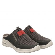  Rieker Textil-Pantolette in grau für Herren