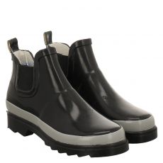  Beck, Simply Black, Regenstiefel in schwarz für Damen