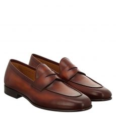  Magnanni, B672, Glattleder-Slipper in braun für Herren