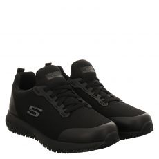  Skechers, Work Relaxed Fit-squad Sr-myto, Textil-Arbeitsschuh in schwarz für Herren