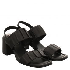  Högl Glattleder-Sandalette in schwarz für Damen