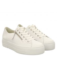  Paul Green, 0071-5006-041nos, Glattleder-Sneaker in weiß für Damen