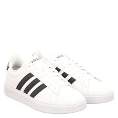  Adidas, Grand Court 2.0, Kunstleder-Sportschuh in weiß für Herren