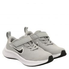  Nike, Star Runner 3 Psv, Textil-Sportschuh in grau für Kinder