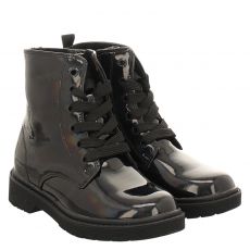  S.oliver Lackleder-Winterstiefel in schwarz für Kinder