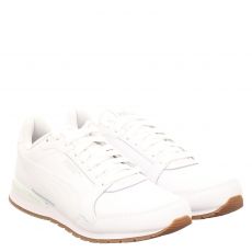  Puma, St Runner V3, Kunstleder-Sneaker in weiß für Damen