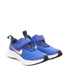  Nike, Star Runner 3, Textil-Sportschuh in blau für Kinder