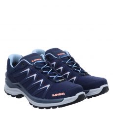  Lowa, Innox Pro Gtx Lo Ws, Textil-Wanderschuh in blau für Damen