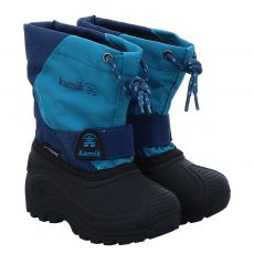  Kamik, Snowfox 3wp, Textil-Winterstiefel in blau für Kinder