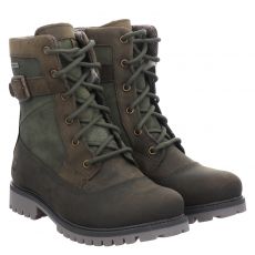  Kamik, Rogue Mid, Veloursleder-Schnürstiefel in grün für Damen