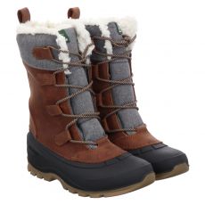  Kamik, Snowgem, warmer Veloursleder-Stiefel in braun für Damen