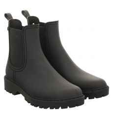  Tamaris kurzer Gummi (synth.)-Stiefel in schwarz für Damen