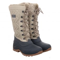  Cmp, Nietoswmn, hoher Gummi (synth.)-Stiefel in beige für Damen