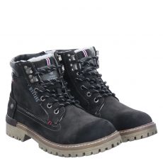  Mustang Kunstleder-Winterboots in grau für Herren