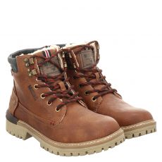  Mustang Kunstleder-Winterboots in braun für Herren