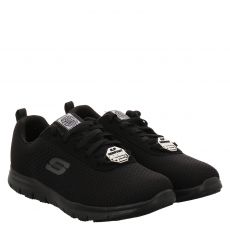  Skechers, Workrelaxed, Textil-Sportschuh in schwarz für Damen