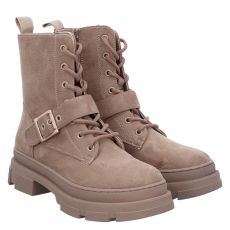  La Strada Textil-Schnürstiefel in beige für Damen