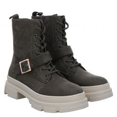  La Strada Textil-Schnürstiefel in grün für Damen