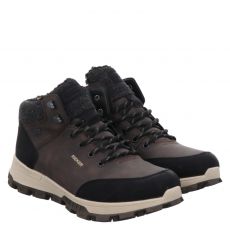  Rieker, Grau, Glattleder-Winterboots in braun für Herren