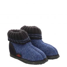  Beck, Oetz, Hausschuh in blau für Kinder