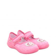  Beck, Fantasy World, Textil-Hausschuh in rosé für Kinder